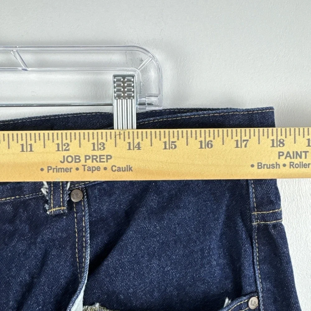 Vintage Vibes Jeans Mens 38x34 Blue Denim Baggy Loose Jeanetics Y2K Wide Leg
